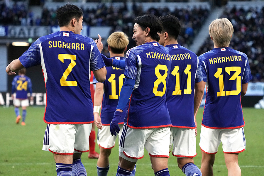 日本代表が後半に5ゴールで快勝【写真:Getty Images】