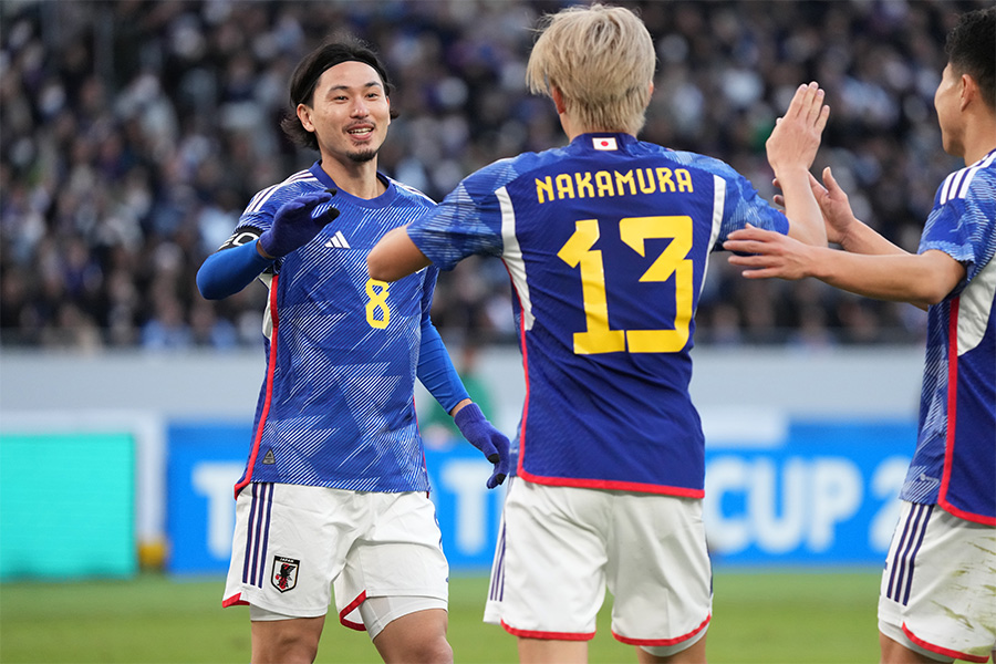 日本代表は後半の5ゴールで快勝【写真:Getty Images】