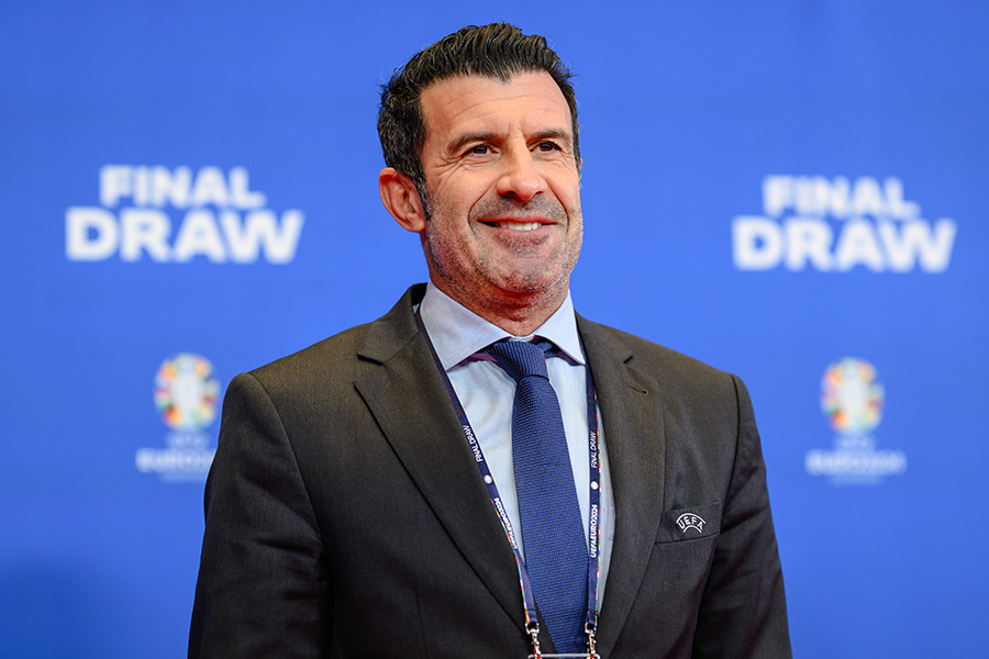 ルイス・フィーゴ氏の衰えぬ肉体に注目【写真：Getty Images】