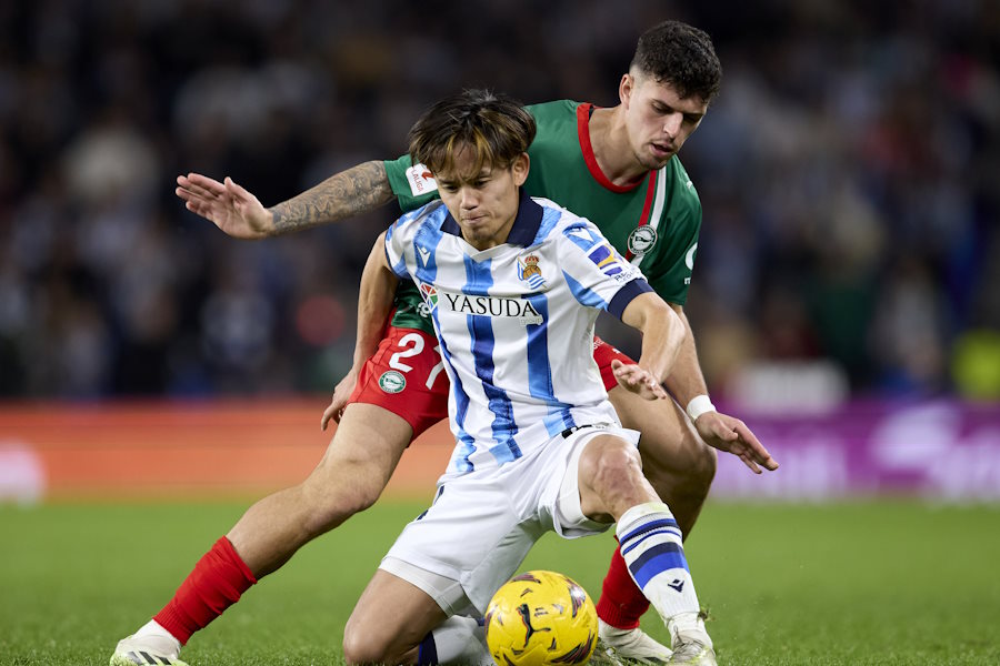 レアル・ソシエダでプレーする久保建英【写真:Getty Images】