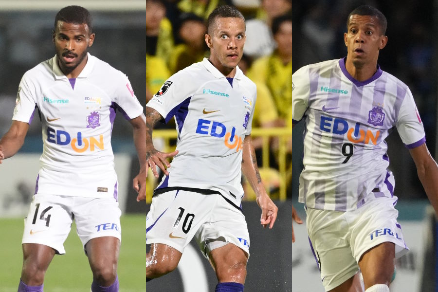 （左から）エゼキエウ、M・ジュニオール、D・ヴィエイラ【写真：Getty Images】