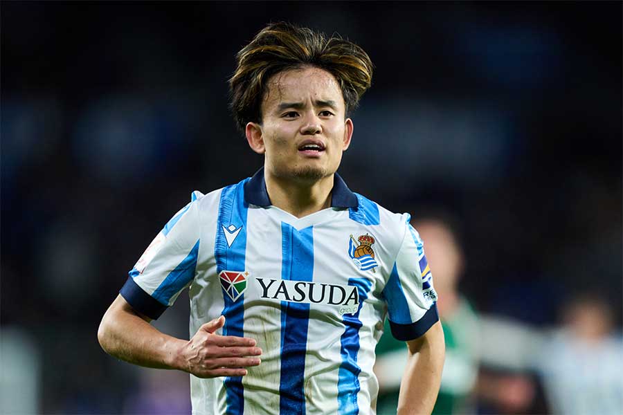 ソシエダでプレーする久保建英【写真：Getty Images】