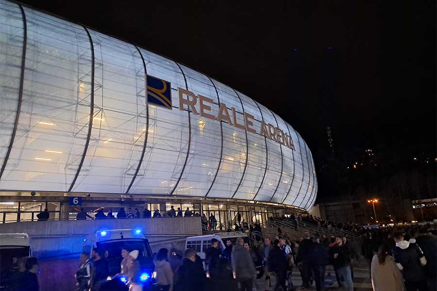 アラベスを迎え撃ったソシエダの本拠地レアレ・アレーナ【写真：高橋智行】