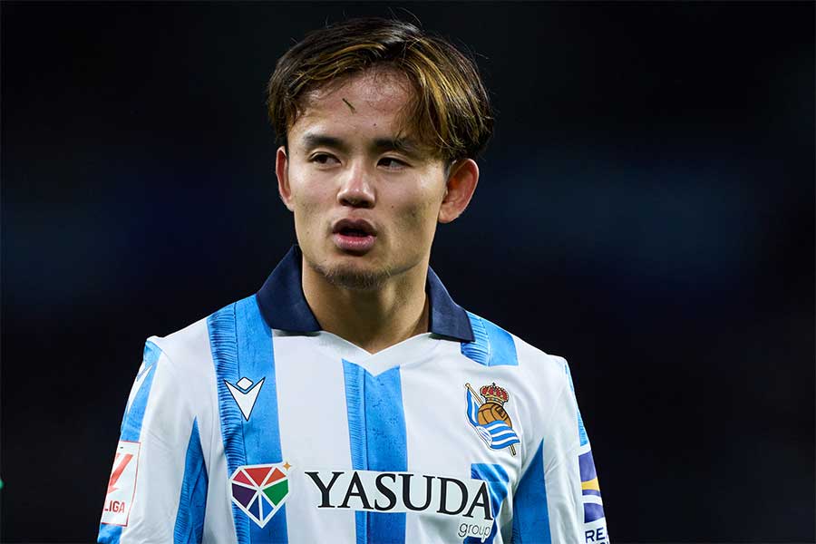 久保建英が大腿四頭筋を負傷【写真:Getty Images】