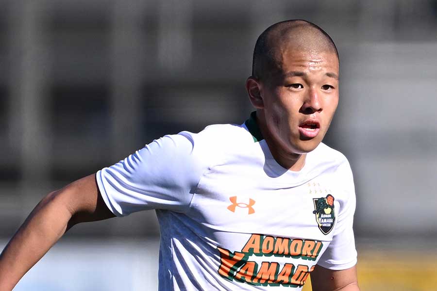 青森山田の小沼蒼珠【写真：徳原隆元】