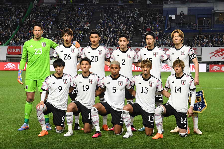 日本代表の新アウェーユニフォームが流出?【写真:徳原隆元】