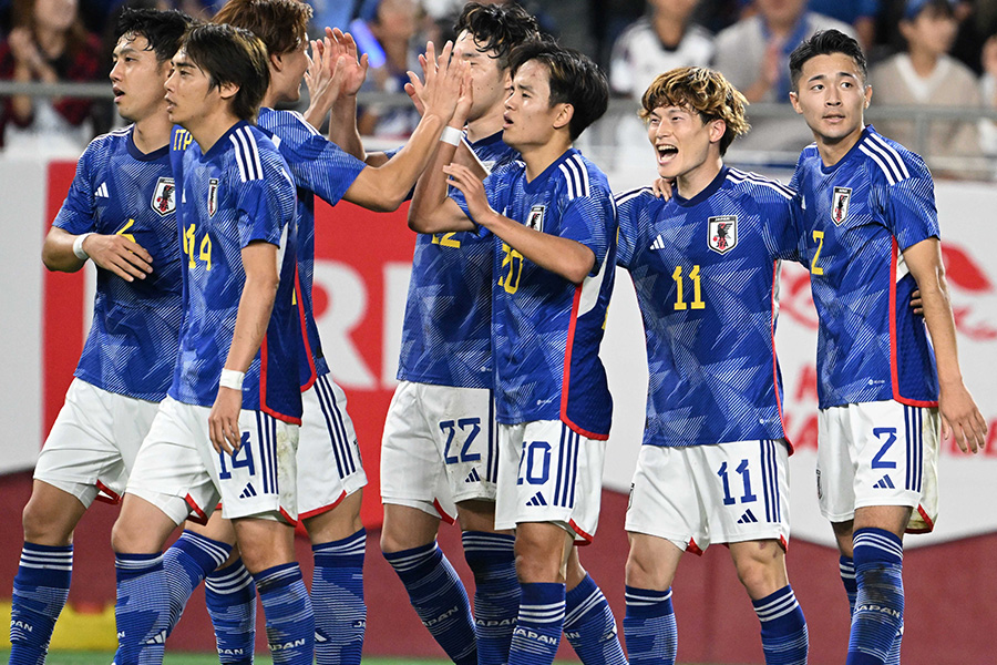 5度目のアジアカップ制覇を目指す日本代表【写真：徳原隆元】
