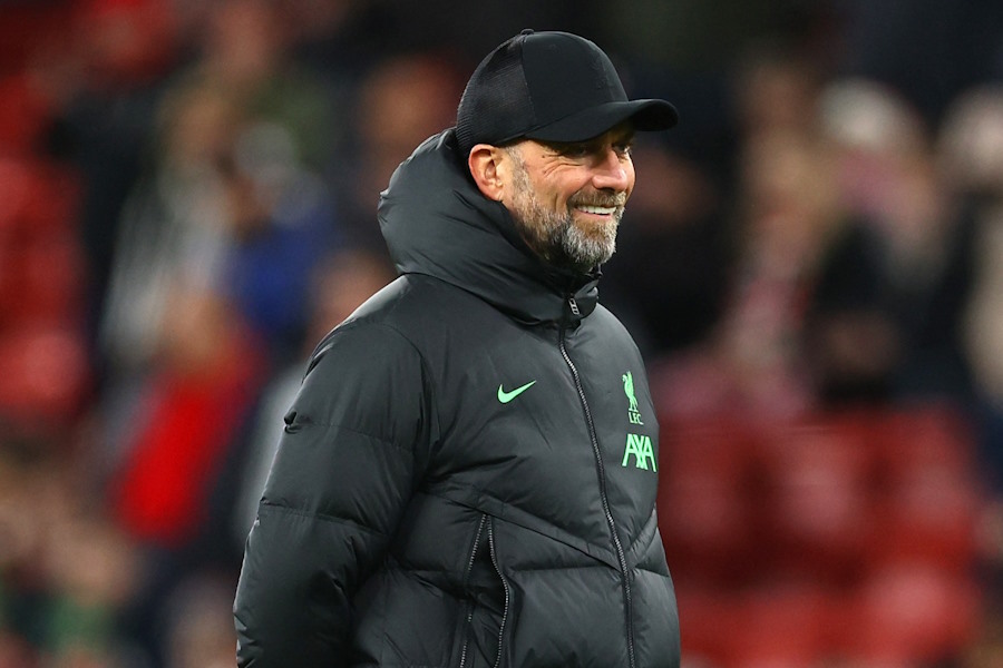 リバプールのユルゲン・クロップ監督【写真：ロイター】