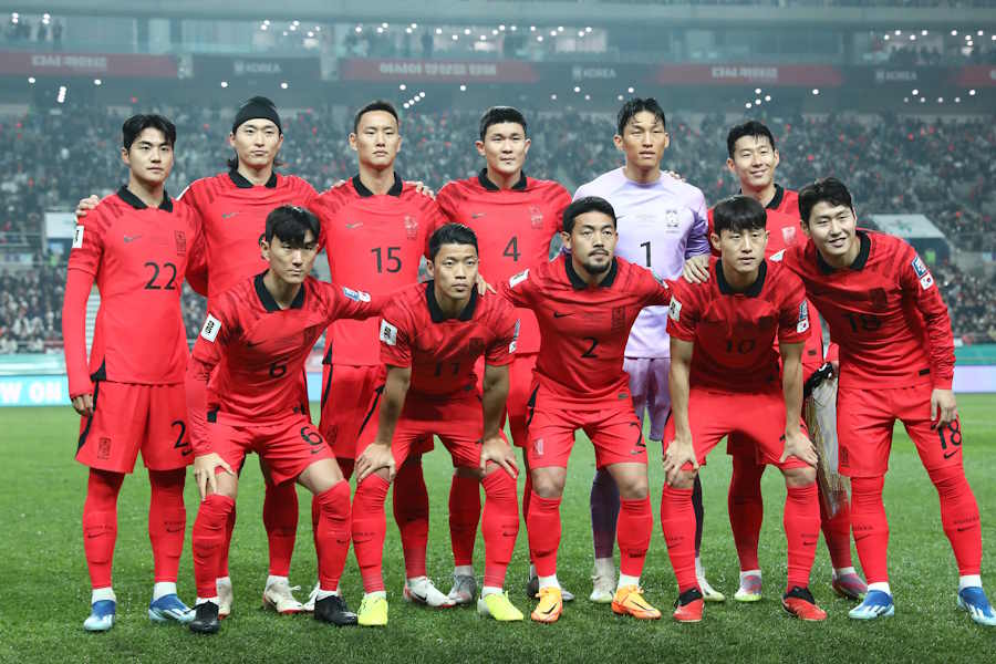 アジア杯に挑む韓国代表【写真：Getty Images】