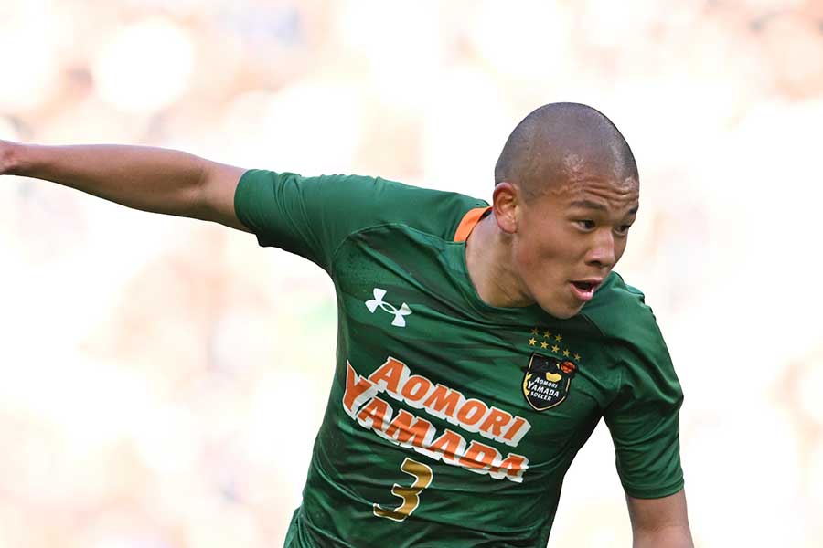 青森山田の小沼蒼珠【写真：徳原隆元】