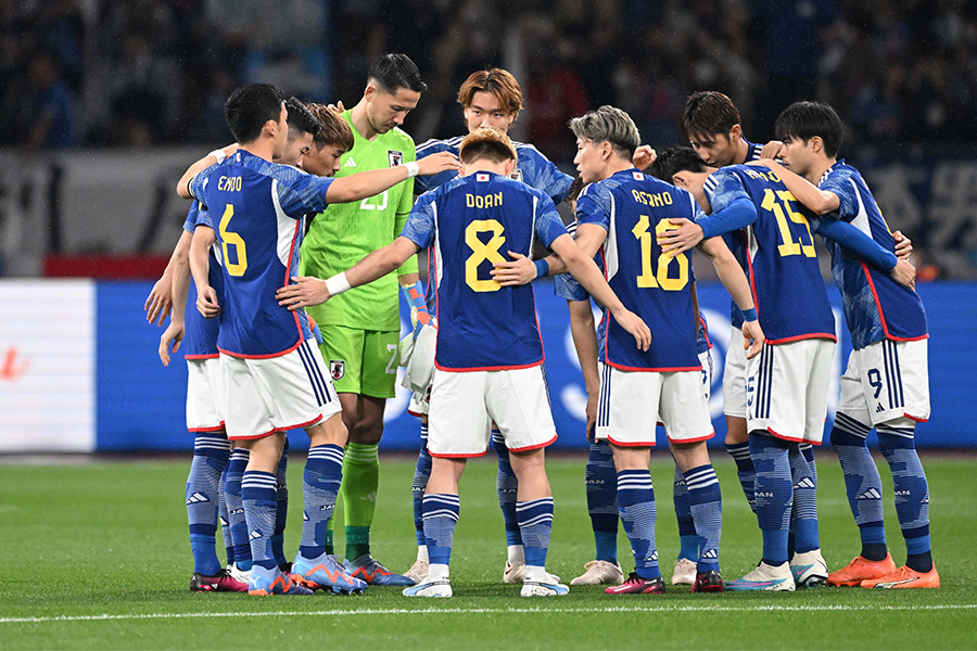 アジアカップに挑む日本代表の選手たち【写真：徳原隆元】