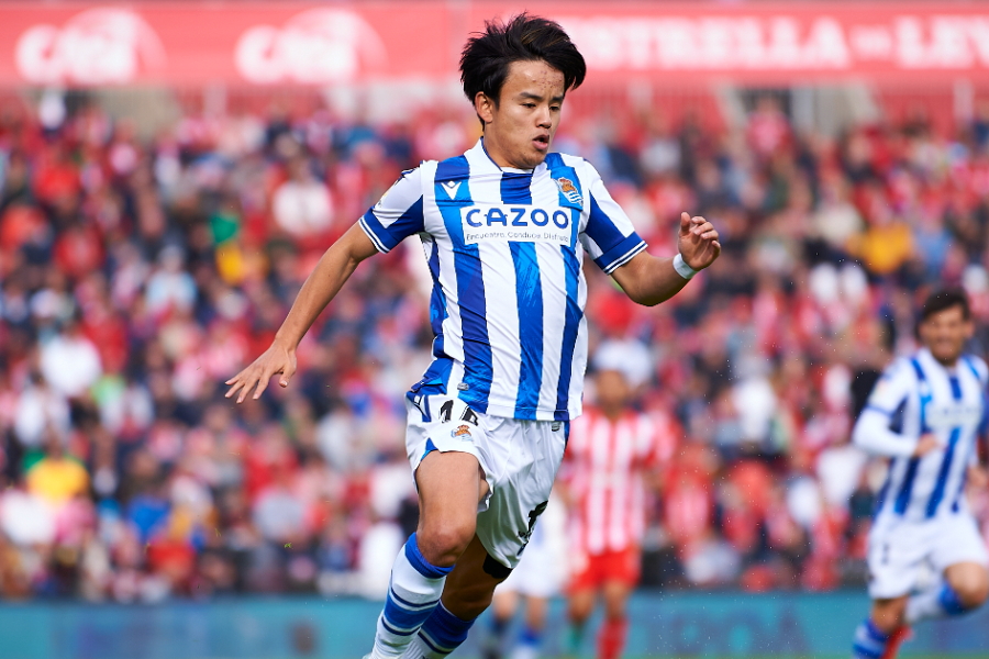 ソシエダMF久保建英【写真：Getty Images】