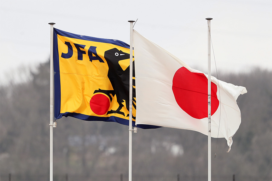 学校体育への関わり方について解説をしたJFA【写真：Getty Images】