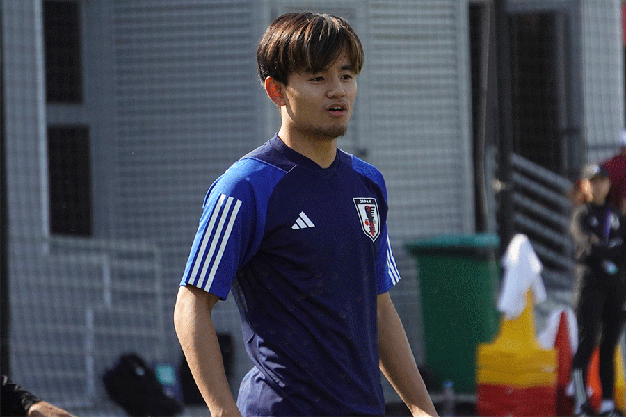 日本代表の久保建英【写真:FOOTBALL ZONE編集部】