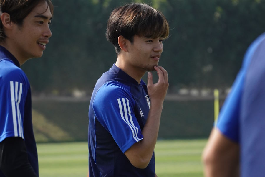 日本代表の久保建英【写真：FOOTBALL ZONE編集部】