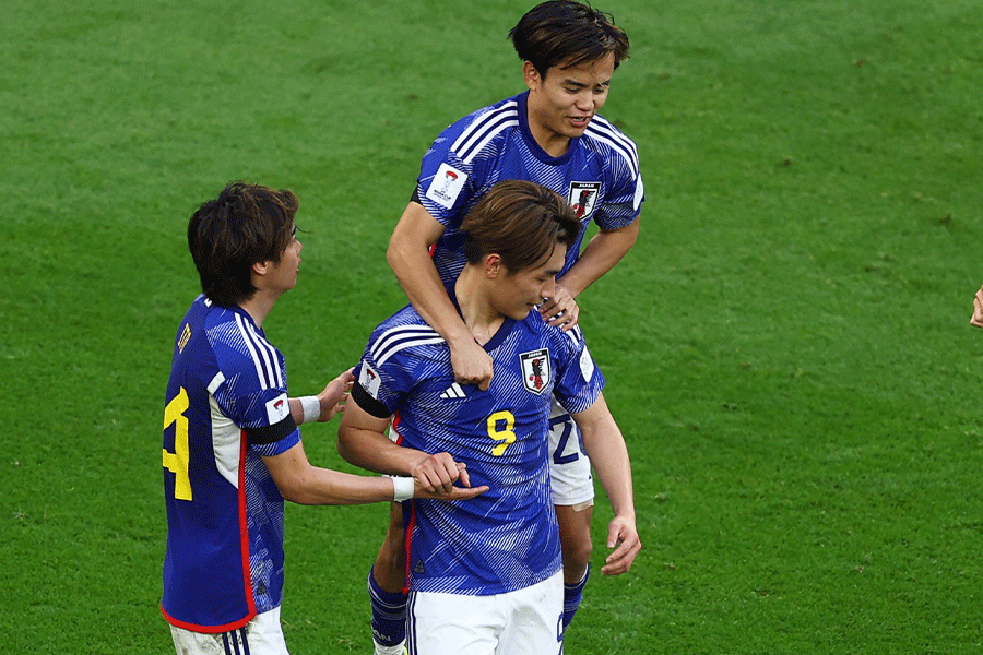 森保ジャパンが4ゴールで初戦白星スタート【写真:ロイター】