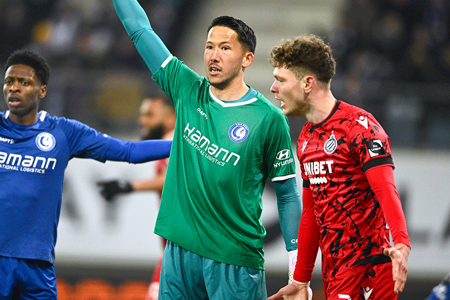 シュミット・ダニエルが前半14分から緊急出場【写真:Getty Images】