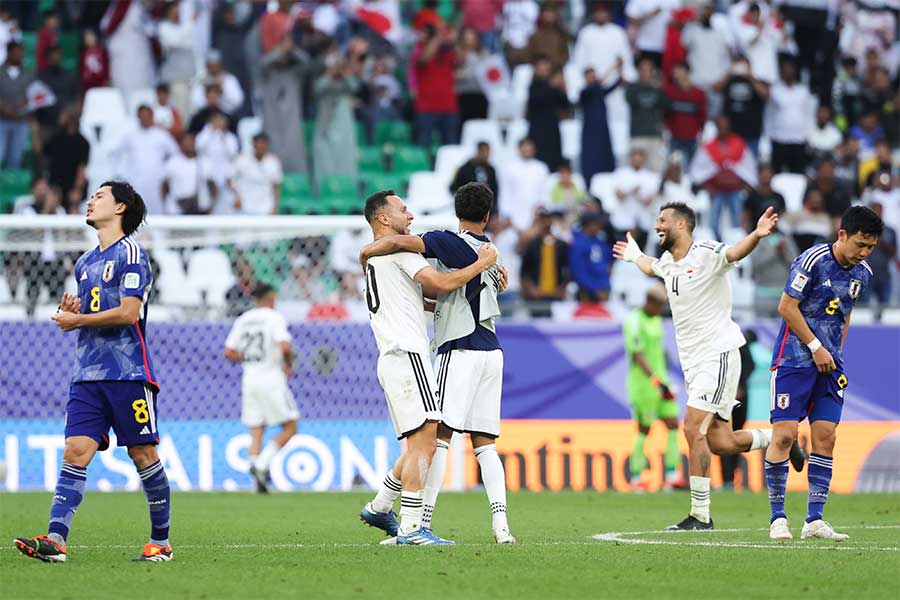 アジア杯の地上波放送日と敗戦が重なってしまった日本代表【写真：Getty Images】