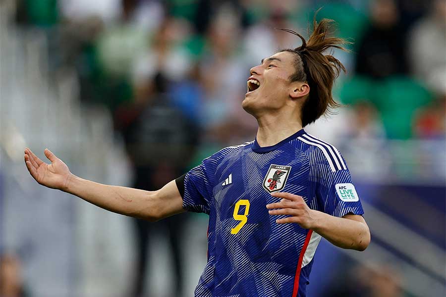 日本代表の上田綺世【写真：ロイター】