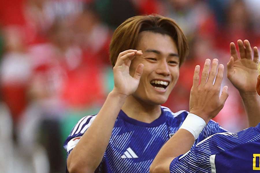 日本代表の上田綺世【写真：ロイター】