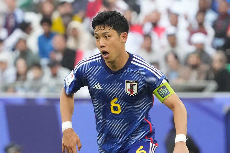 日本代表の遠藤航【写真：Getty Images】