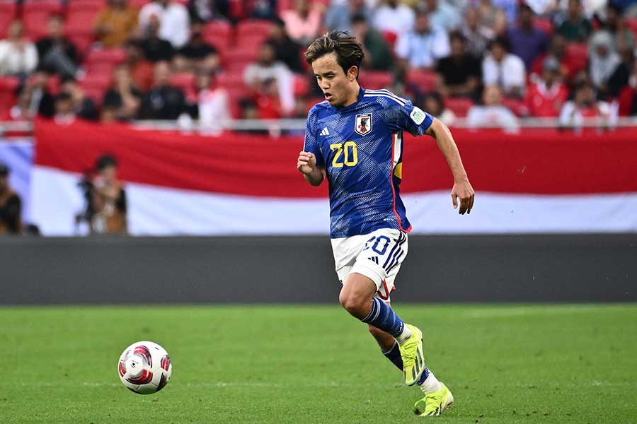 久保建英の代表活動継続にスペイン紙が本音【写真:2024 Asian Football Confederation (AFC)】