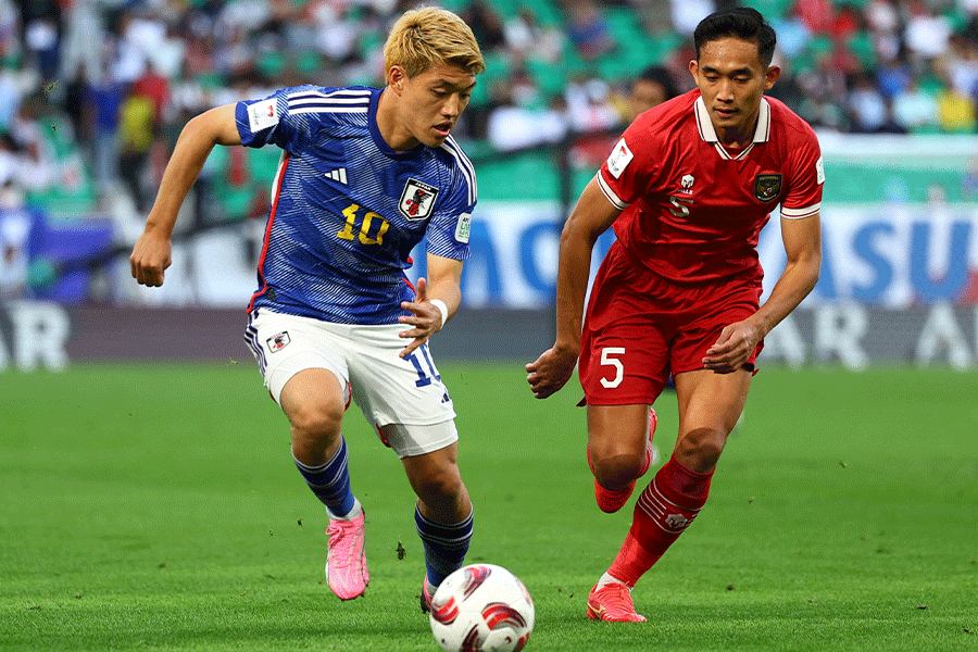 堂安律のプレーを小野伸二氏も絶賛【写真：ロイター】