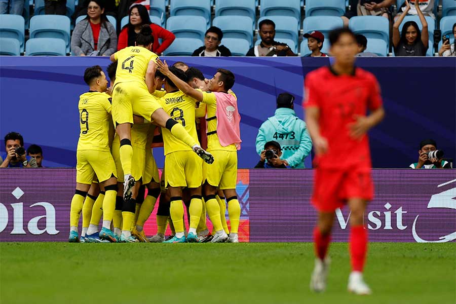 マレーシアが2点を奪い韓国を逆転【写真：ロイター】
