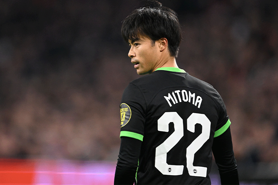 三笘薫の争奪戦が勃発？【写真：徳原隆元】