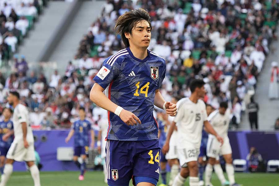 日本代表の伊東純也【写真:Getty Images】