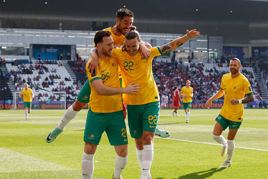 豪州が4発快勝でベスト8入り一番乗り【写真：ロイター】