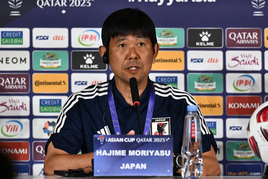日本代表を率いる森保監督【写真：2024 Asian Football Confederation （AFC）】