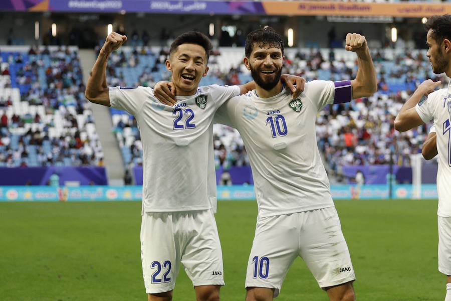 ウズベキスタンが2-1勝利でアジア杯8強進出【写真：ロイター】