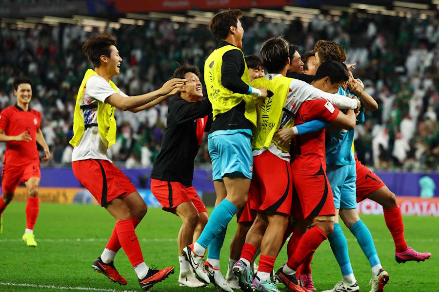 韓国がPK戦で勝利【写真：ロイター】