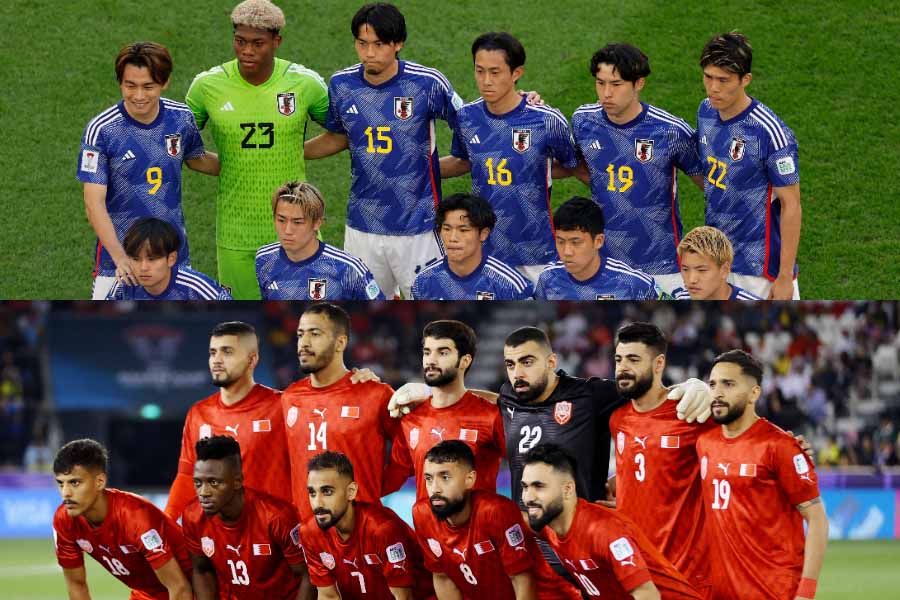 日本とバーレーンが対戦【写真:ロイター】