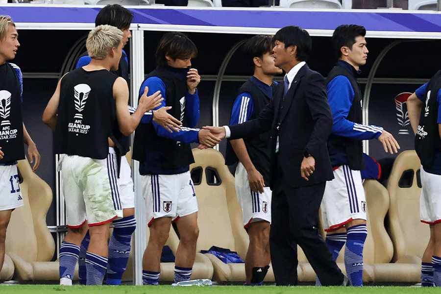 森保一監督が伊東純也の一部報道について言及【写真:Getty Images】