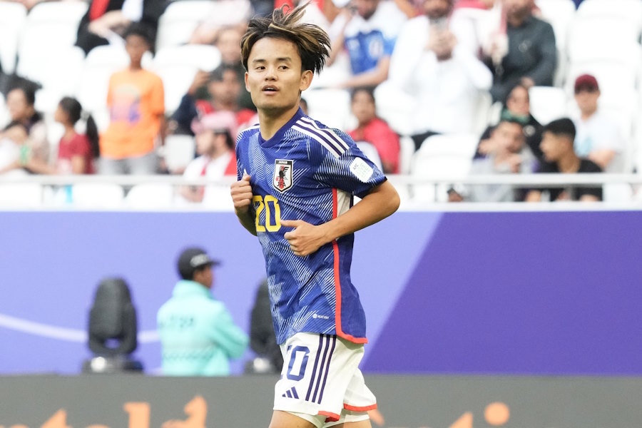 日本の久保建英【写真：2024 Asian Football Confederation （AFC）】