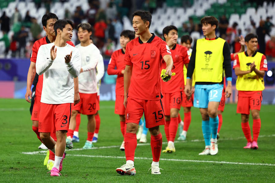 準々決勝でオーストラリアと対戦する韓国【写真：ロイター】