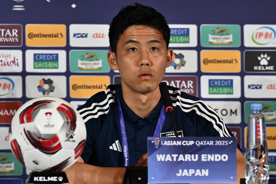 遠藤航が伊東純也の報道について言及【写真：2024 Asian Football Confederation (AFC)】