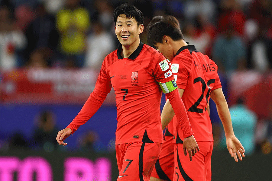 ソン・フンミンの逆転FK弾で韓国がベスト8へ【写真：ロイター】