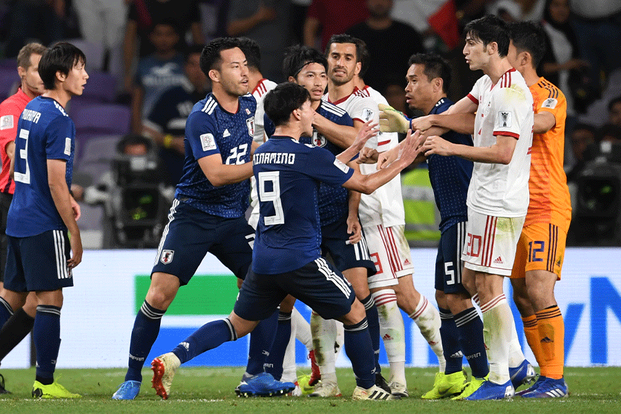 イラン代表が猛抗議の瞬間に注目【写真：Getty Images】