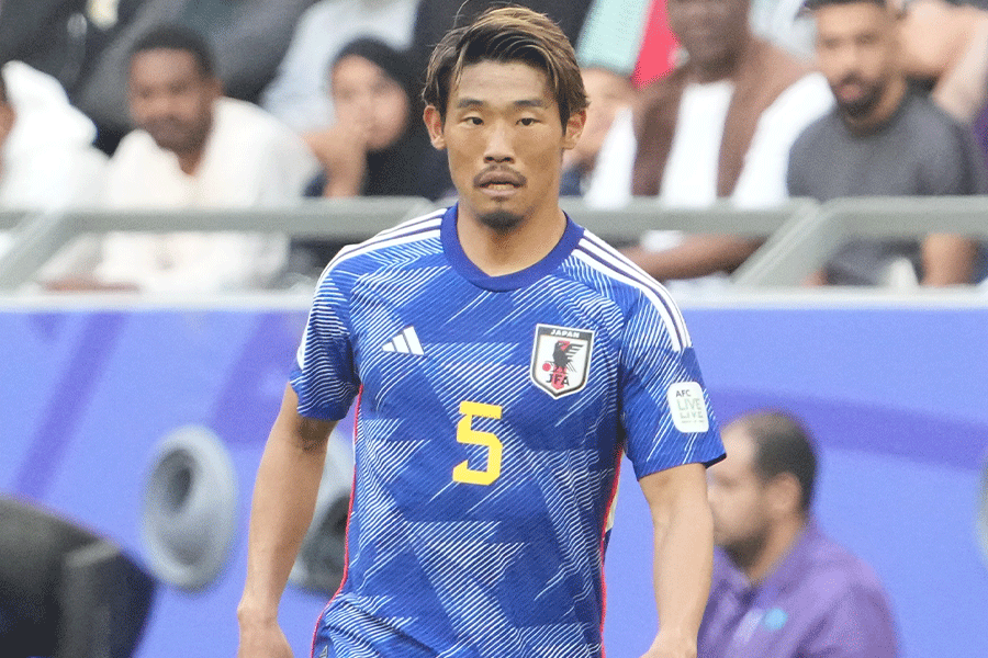 守田英正のゴールで日本が先制【写真：Getty Images】