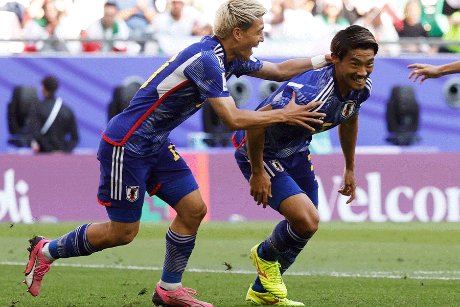 日本の先制点に中東メディア注目【写真：ロイター】