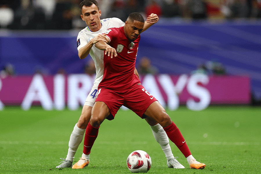 カタール対ウズベキスタンは1-1で延長戦へ【写真：ロイター】