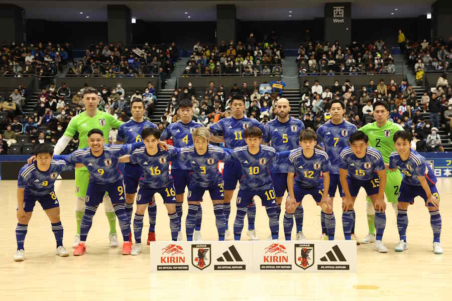 世界王者ポルトガルに前半4失点を喫して1-4で敗れる【写真：Futsal X】