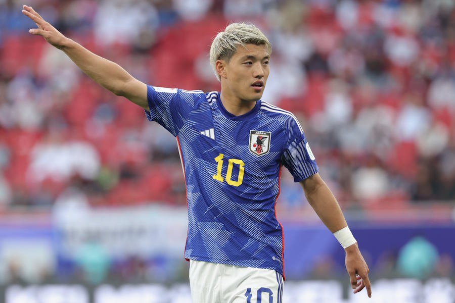 日本代表の堂安律【写真：Getty Images】