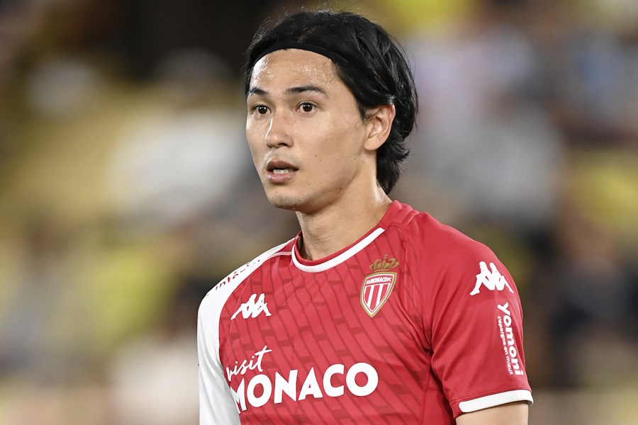 モナコでプレーする南野拓実【写真：Getty Images】