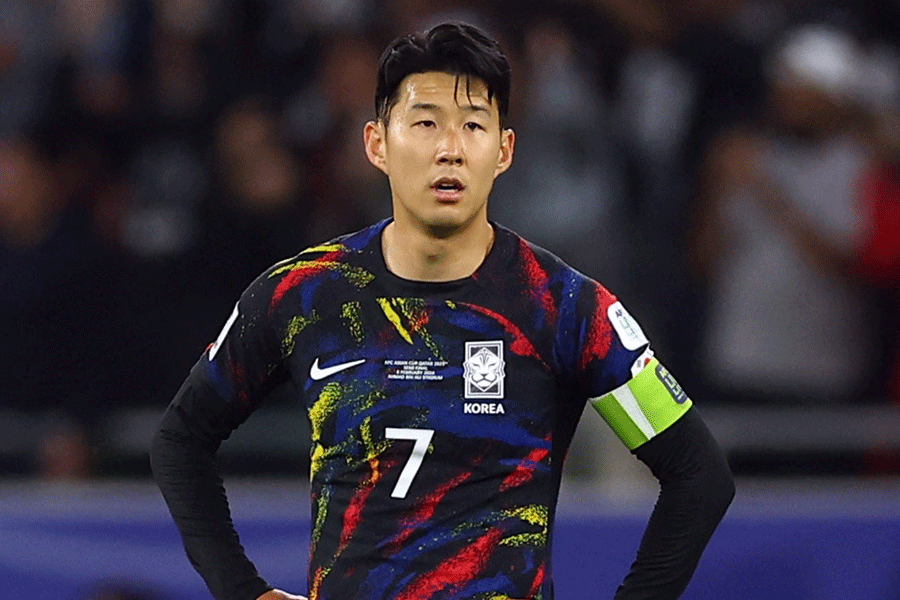 ヨルダン戦では不発に終わったソン・フンミン【写真：ロイター】