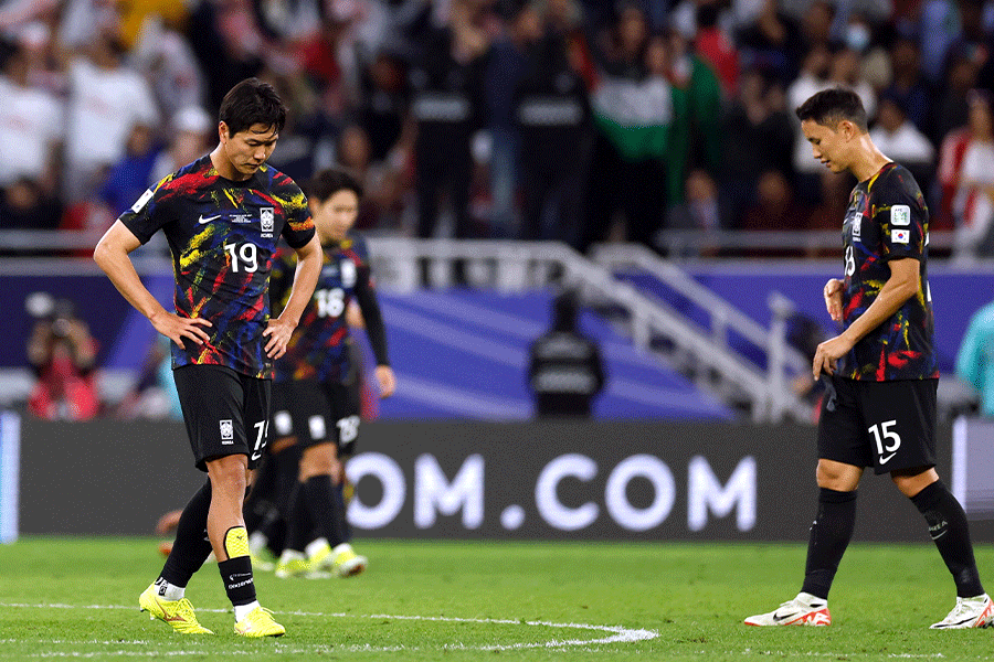 韓国代表はヨルダン代表に敗れた【写真：ロイター】
