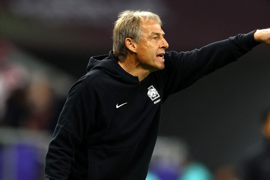 韓国のユルゲン・クリンスマン監督【写真：ロイター】